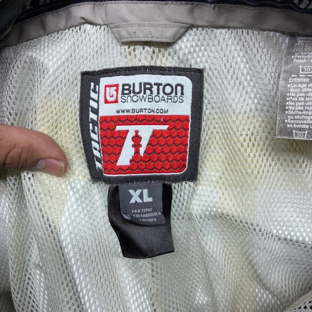 Burton Tactic Mens Snowboard Pants XL Tan Beige Cargo Winter Ski Outdoor